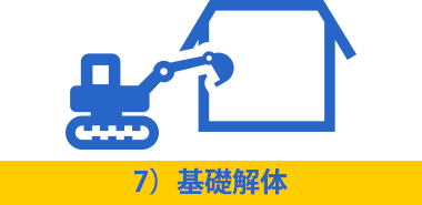 7）基礎解体